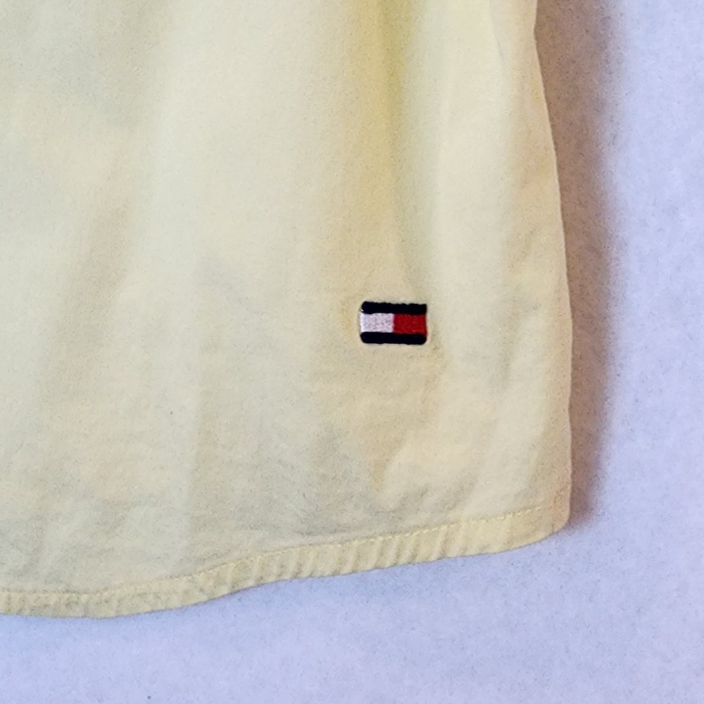 Tommy Hilfiger Women Yellow Sleeveless Stretch Button Down Shirt Plus Size 20 - Picture 4 of 7